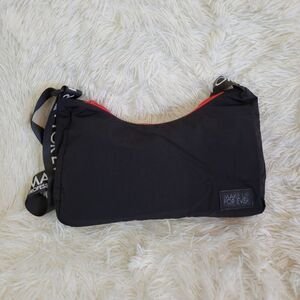 Make Up Forever Makeup Cosmetics Adjustable Over the Shoulder Zipper Black Bag